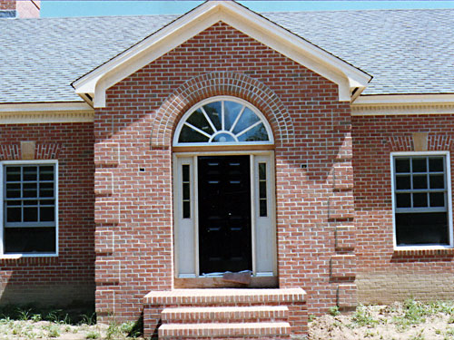 Meyer Masonry Brick Entrance